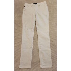 Women's Rock & Republic Berlin Jeans White Stretch Skinny Jeans Size 8M